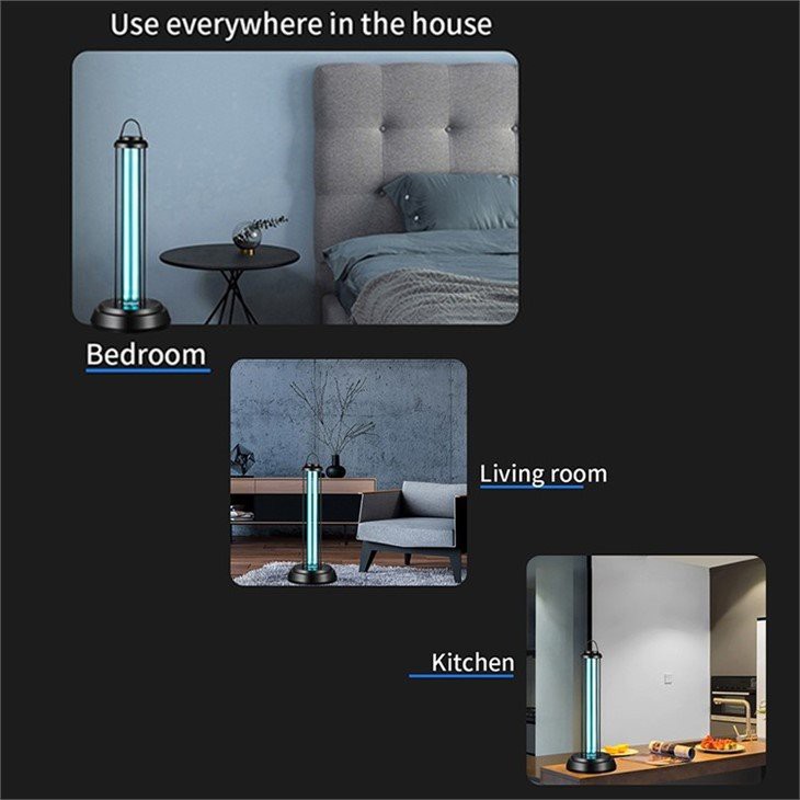 Désinfection de l’air de la lampe UV