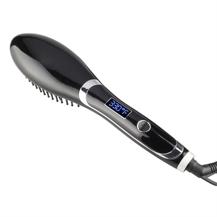 Brosse à lisser électrique à air chaud