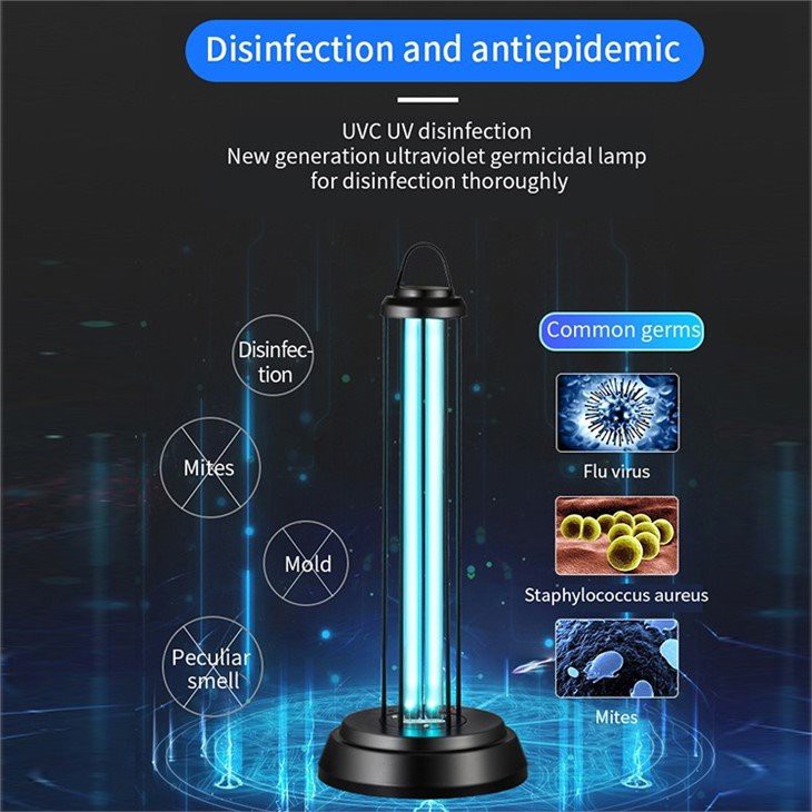 Désinfection de l’air de la lampe UV