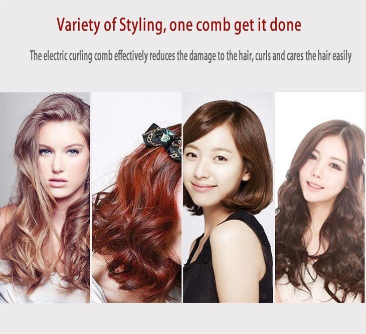 Peigne de curling de style varié