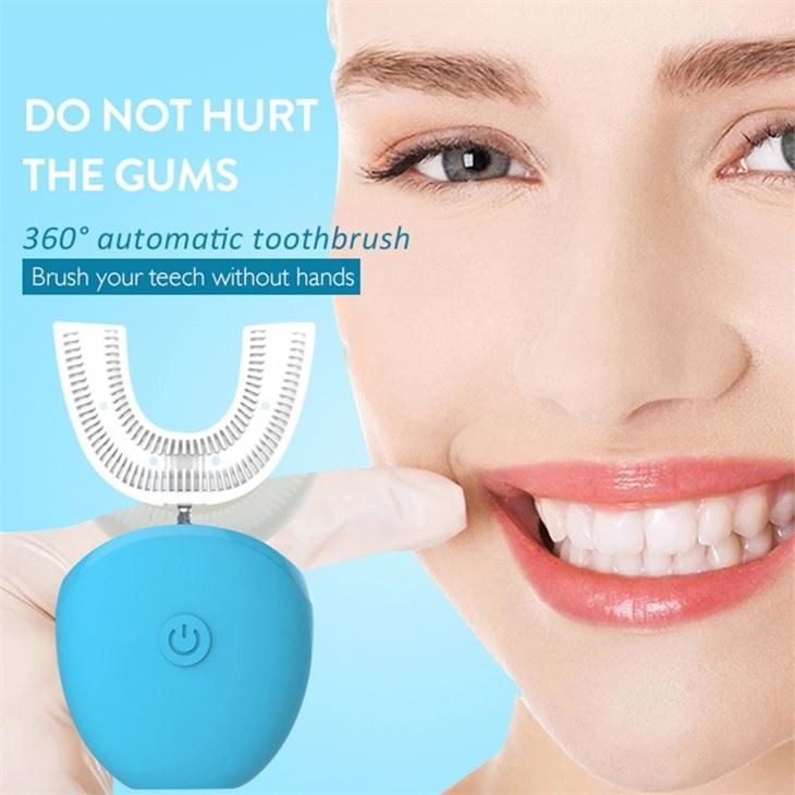 Brosse à dents automatique en forme de U