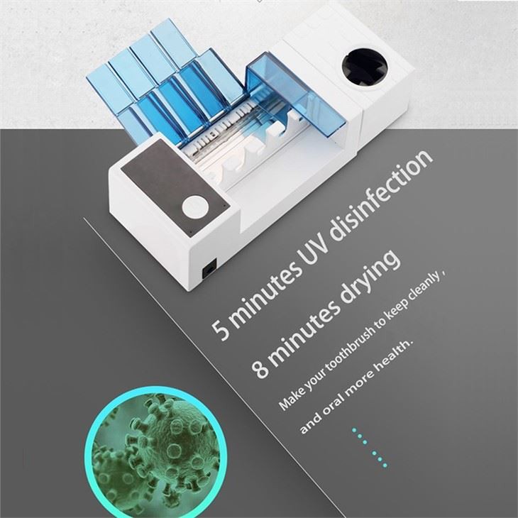 Porte-brosse à dents désinfectant avec séchage