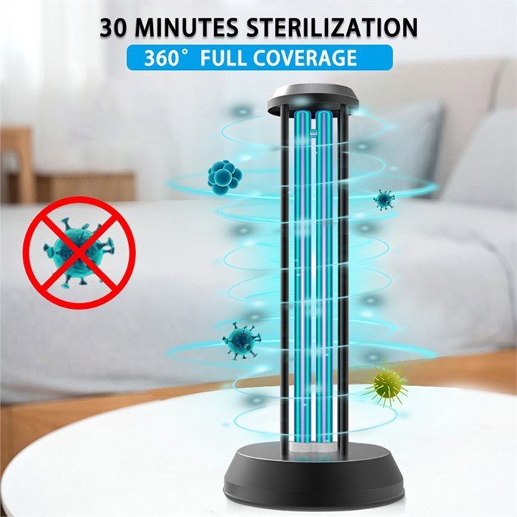 Désinfection de l’air de la lampe UV